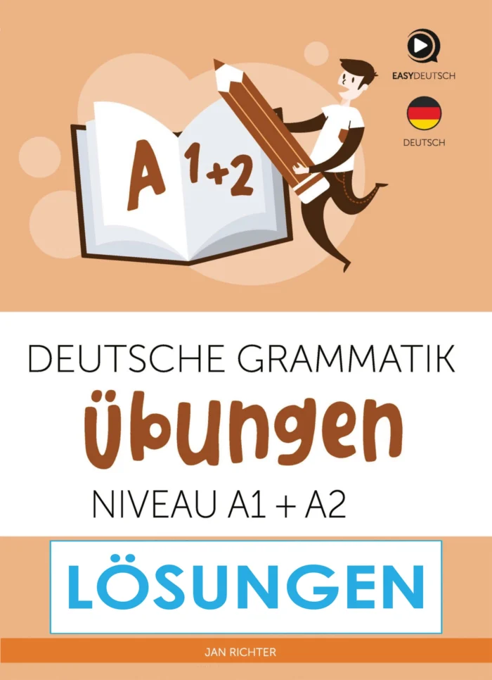 خرید کتاب گرامر آلمانی دویچ گراماتیک اوبونگن لوزونگن Deutsche Grammatik ubungen A1 A2 Losungen