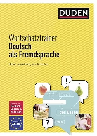 خرید کتاب آلمانی Duden Wortschatztrainer Deutsch als Fremdsprache A1-B1 با تخفیف ویژه