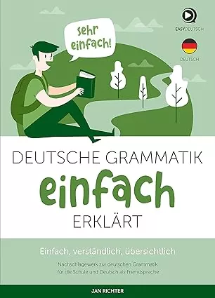 کتاب گرامر آلمانی دویچ گراماتیک آینفاخ Deutsche Grammatik einfach ERKLART با تخفیف ویژه